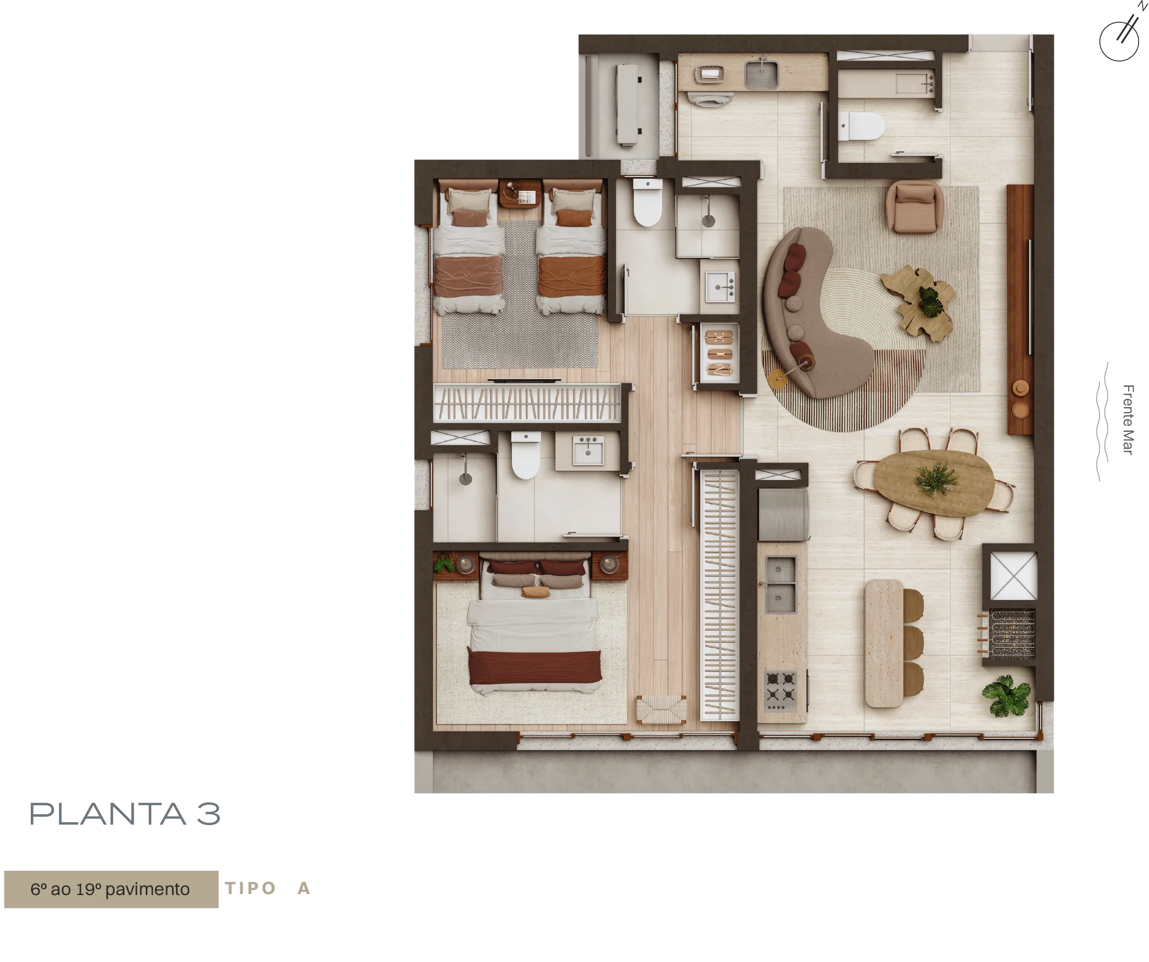 Momentum Residence — planta selecionada 3