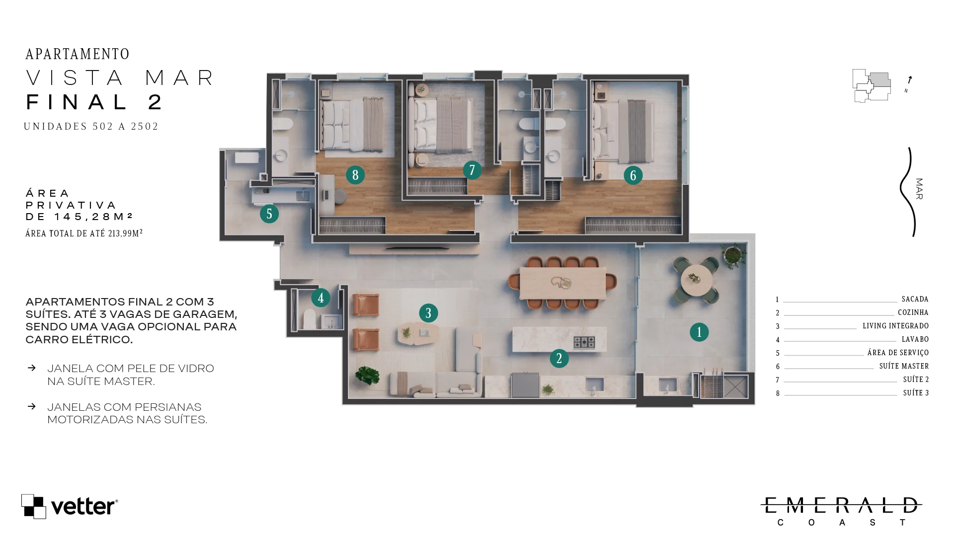 Emerald Coast — planta 2